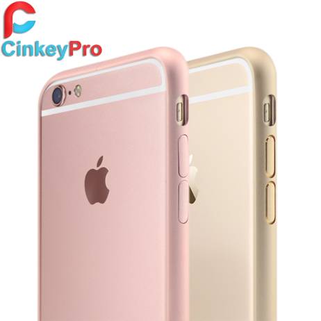 CinkeyPro Metal Frame Cover Cell Mobile Phone Bag Cases Luxury Aluminum Bumper Case For Apple iphone 6 iPhone6 6S 4.7 inch
