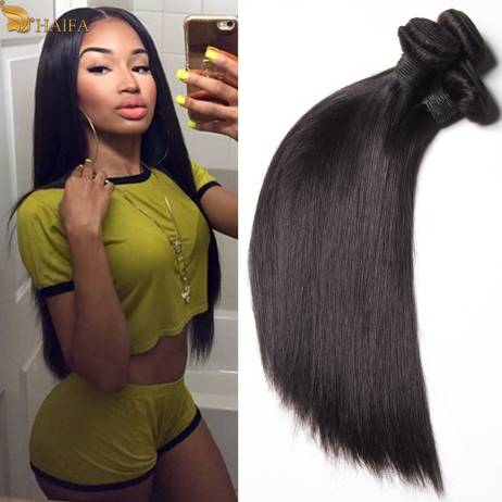 4pcs/lot Brazilian virgin hair straight natural black Brazilian straight human hair weaving bundles queen hair procucts