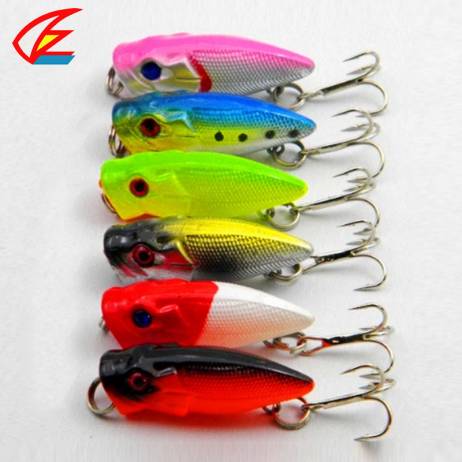 3.5cm 2.7g Best Seller Mini Diving Popper Lures for Fishing Hard Plastic Laser Fishing Lure Baits 3D Fish Eye Bait PO022