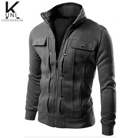 2016 Hoodies Brand Men Sweatshirts Jackets Winter Solid Fashion Sport Sweatshirt Zipper Men's Sportswear Sudaderas Hombre FHY40