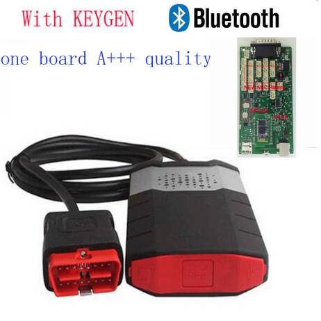 2014 R2 Quality A++ one Single green board New DS150E with Keygen with bluetooth for car truck obd scanner tools tool