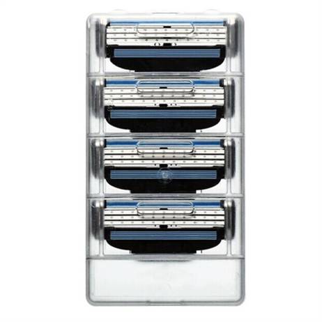 2015 Free Shipping 4pcs/lot Blades Shaving Razor Blades for Men Gilett Mache 3 Power Shaver Blades gilletts
