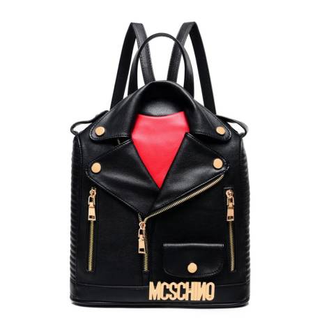 2016 Latest Women Designer Motorcycle Lapel Jacket Backpacks Fashion PU Leather Backpack Female Doubles Backpack Shoulder Bag
