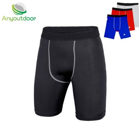 Anyoutdoor Man Tights Running Shorts Basketball GYM FOOTBALL Sports Fitness Compression Sweat Training