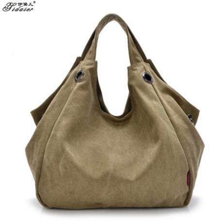 Luxury Handbags New Fashion Canvas Big Women Bags High Quality Hobo Messenger Bags Famous Top-Handle Bags 2016 Brand Ladies Sac