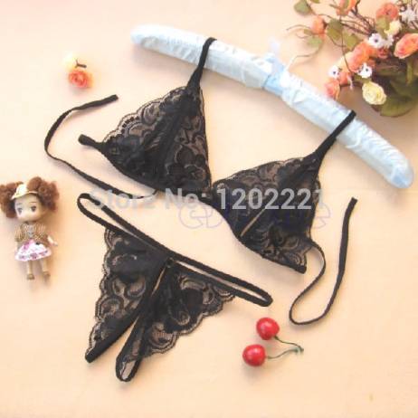 -Free shipping fashion 2pcs/set New sexy lingerie Open Chest Bra + Underwear lace gather slim suit CYM9070 dress