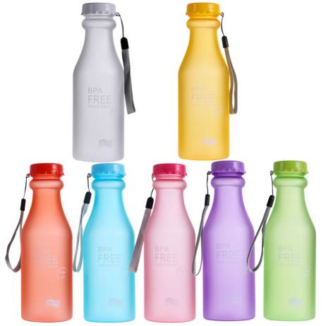 D1U# Hot Sale Portable 7 colors Leak-proof Bike Sports Unbreakable 550ml Plastic Water Bottle Free Shipping