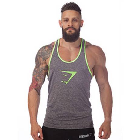 New Brand Mens Gym Singlets Cotton Tank Tops Stringer Bodybuilding Equipment Fitness Men's GYM Clothing Sports Clothes