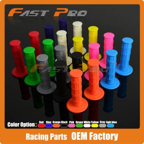 10 Color Gel Rubber Handlebar Grips For CRF YZF WRF KXF KLX KTM RMZ Pit Dirt Bike Motocross Motorcycle Enduro MX Offroad