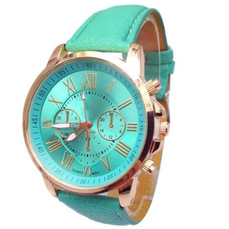 D6li New Arrival Women Luxury Geneva Dress Watch Ladies Stylish Geneva Numerals Faux Leather Analog Quartz Wristwatches Feb19