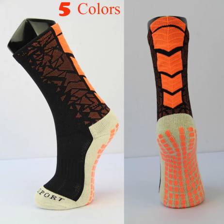 Men Top Quality Anti-Slip Football Socks TockSox Mid Calf Football Socks Soccer Short Stockings TruSox Futbol Meias Calcetines