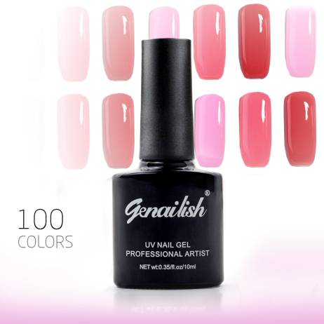 100 Colors Gel Nail Polish UV Gel Nail Polish Long-lasting Soak-off LED UV Gel Color Hot Nail Gel 10ml/Pcs Nail Art Tools-NG1