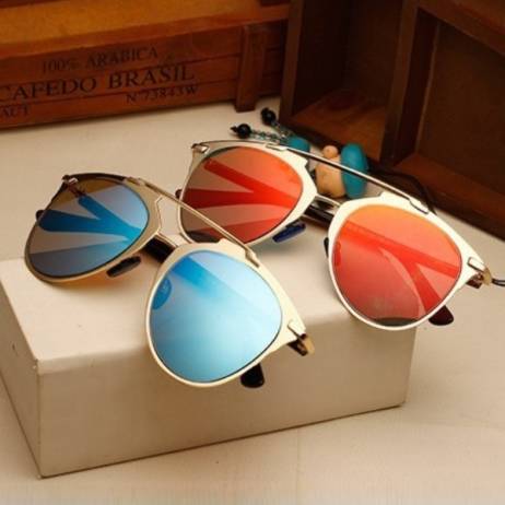 Luxury fashion vintage brand designer sunglasses for women Hight quality retro mirror sun glasses ladies oculos de sol aviator