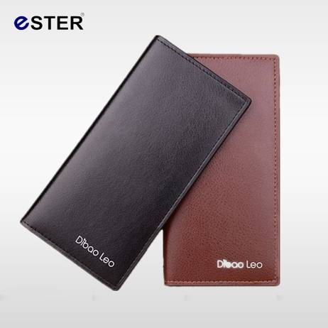 2016 New Black Long Wallets Men Bag Leather Wallet Purse Luxury Brands Design Leather Pu Men Wallets Busines Organizer M1034