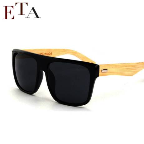 New 2015 Bamboo Sunglasses Men Wooden Sunglasses Women Brand Designer Mirror Original Wood Sun Glasses Oculos de sol masculino