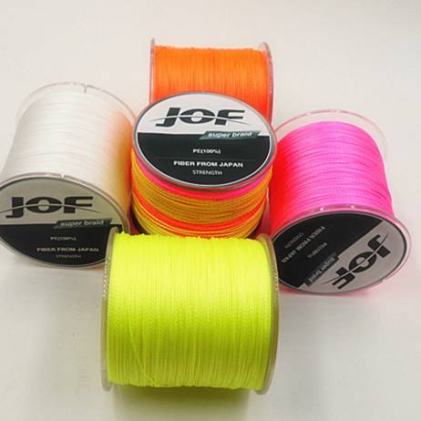 JOF Brand 500M Multifilament PE Braided Fishing Line 4 stands 10LB 20LB 25LB 30LB 40LB 50LB 60LB 100LB new 2015
