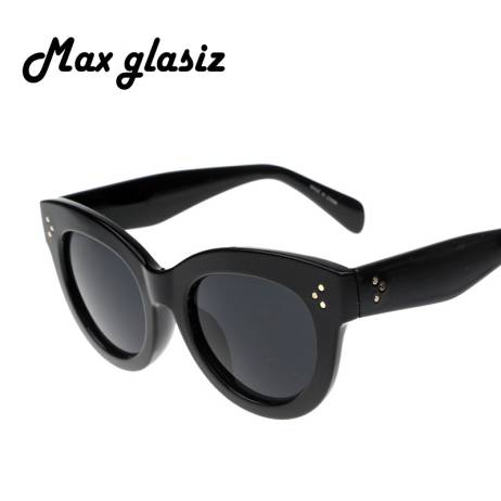 New 2015 Baby Audrey Fashion Super Retro Glasses Rivets Vintage Women Sunglasses Cateye Designer Eyeglasses Girl Oculos feminino