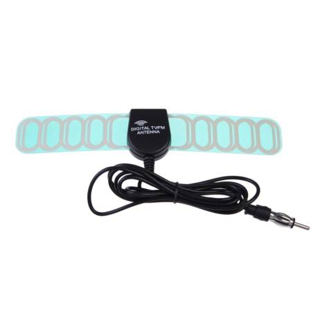 High Quality Indoor HDTV Tuner Aerial Booster Amplifier DC 12V Car Analog Digital TV FM Antenna Free Shipping