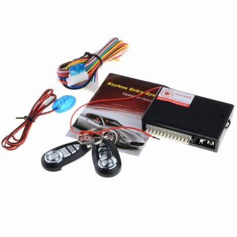 Universal Car Auto Remote Central Kit Door Lock Locking Vehicle Keyless Entry System New With Remote Controllers VEC86 T18 0.4