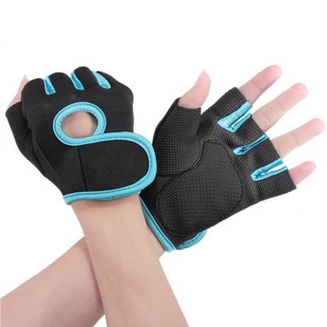 Free Shipping Men&Women Fitness Exercise Workout Weight Lifting Sport Gloves Gym Body Building Training Half Finger Size M