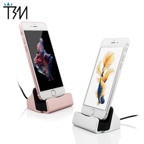 TSM-Loyals Sync Data Charging Dock Station Cellphone Desktop Docking Charger USB Cable For Apple iPhone 5 5S 5C 6 6s Plus Dock