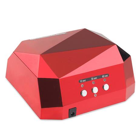 36W UV Lamp LED Ultraviolet Lamp UV Nail Dryer Nail Lamp Diamond Shaped CCFL Curing for UV Gel Nails Polish Nail Art Tools-1006C