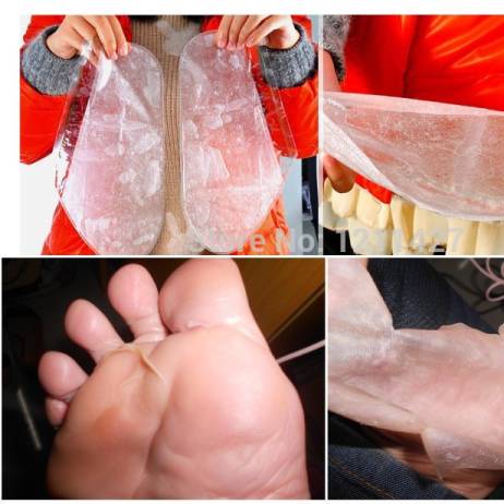 6pcs=3bagSuper Exfoliating Foot Mask Socks For Pedicure Sosu Socks Peeling For Baby Foot Care Beauty Foot Mask