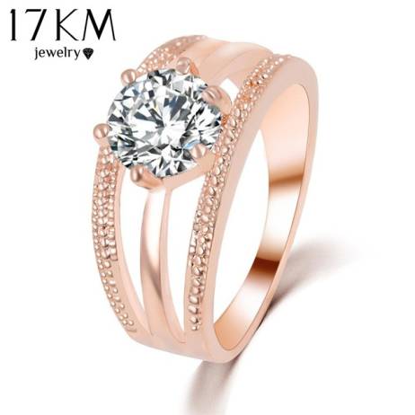 Austrian Crystals Ring Gold Silver Plated anelli Flower Ring bague Engagement anillos anel Rings for Women wedding ring Dropship