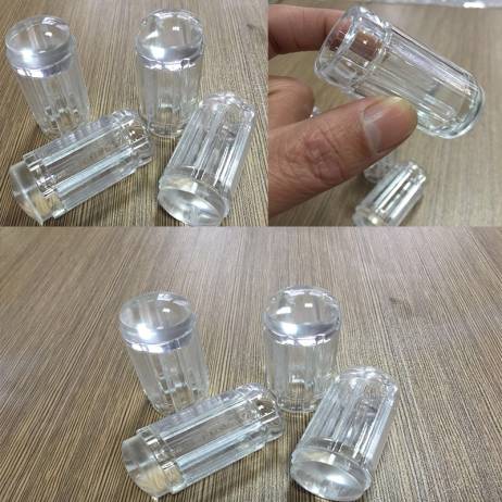 Transparent New 2.8CM 2016 Transparent Nail Stamp Scraper Stamper Transfer Stamping Plate DIY Polish Stamping Manicure Tools