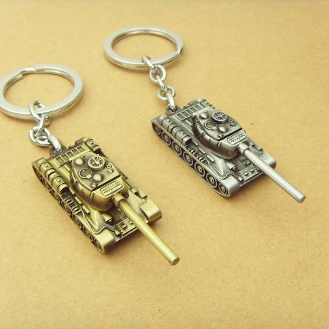 Wot Game World of Tanks KeyChain 5 cm Alloy Metal Tank Model Pendent Keyring gift key chain ring holder for car Fans souvenirs