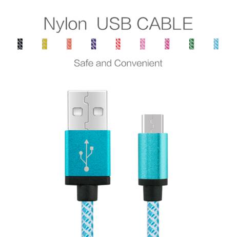 Micro USB Cable 5V 2A Quick Charge Metal Braided Cord Data Sync Wire For Samsung Galaxy S4 S3 HTC Lenovo Huawei Phone Microusb