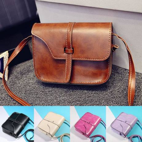Women Female Crossbody Fashion Candy Color Good Selling Shoulder Bags Pink/Black/Rose Red/Beige/Purple/Brown