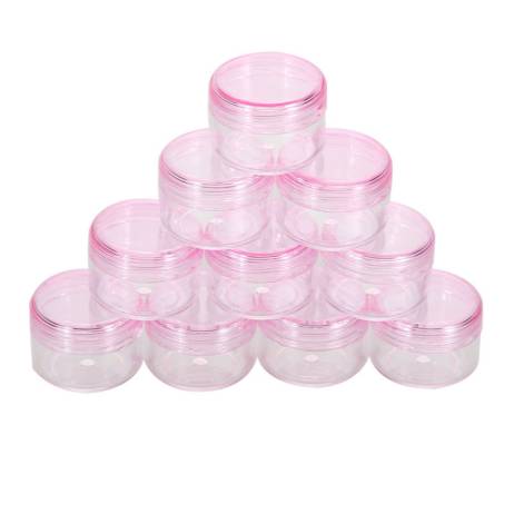 Free Shippings 10Pcs Cosmetic Empty Jar Pot Eyeshadow Makeup Face Cream Container Mail GUB#
