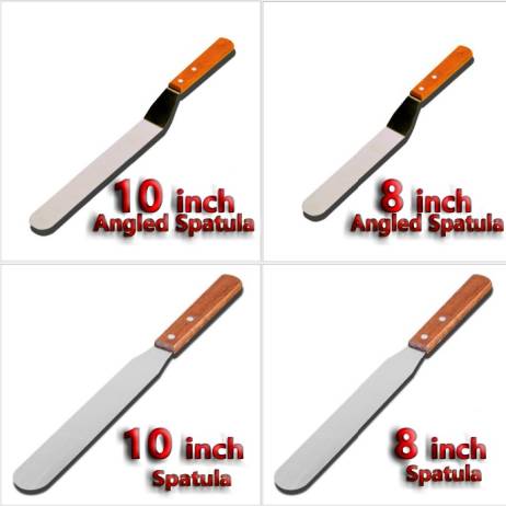 6/8/10inch Stainless Steel Butter Cake Cream Knife Spatula Smoother Icing Frosting Spreader Fondant Pastry Cake Decorating DIY