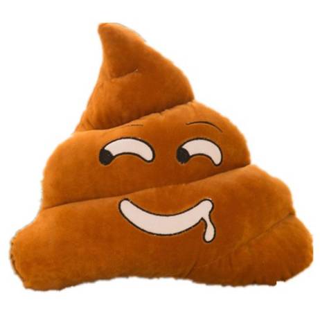 Emoticon Cushion Pillow 6 color poo Polyester Essential Cute Emoji Poo Shape Doll Toy Throw Pillow Home Decorative Sofa Office