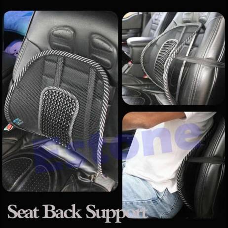 Free Shipping New Cool Vent Massage Cushion Mesh Back Lumber Support Office Chair Car Seat Pad For Beauty Tool