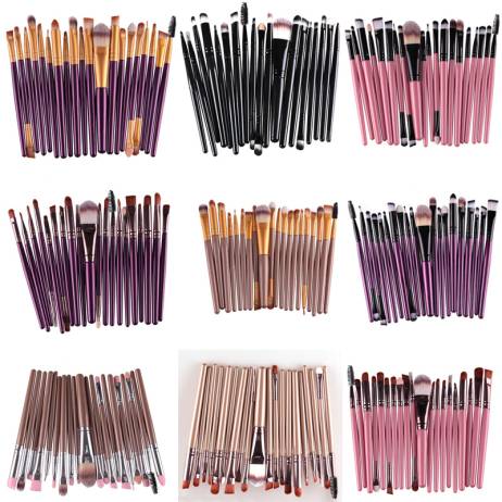 Makeup Brushes 20 Pcs 16 Color Professional Soft Cosmetics Beauty Make up Brushes Set Kabuki Kit Tools maquiagem Makeup Brushes