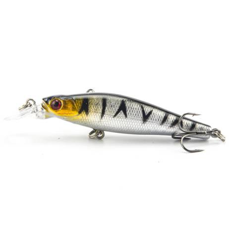 Brand Fly Fishing Lifelike Lure Hard Bait Medium Diver Tight Wobble Slow Floating 7.9g 8cm 5 Colors Minnow Crankbait 1Pcs/lot