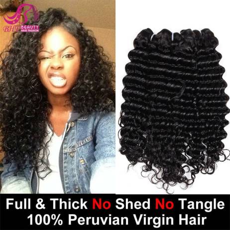 Smooth 8A Grade Brazilian Virgin Hair Bundles Deals Brazilian Deep Wave Hair Queen Hair Products Brazillian Human Hair Deep Wave