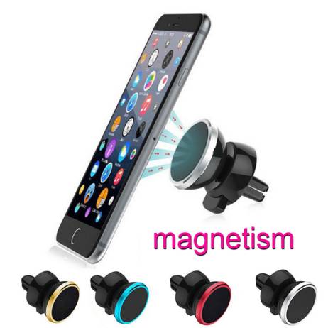 Universal 360 Rotating Magnetic Car Air Vent Mount Mobile Phone Holder Stand for iPhone 6S 6 Plus Samsung S6 Note 5 GPS Xiaomi