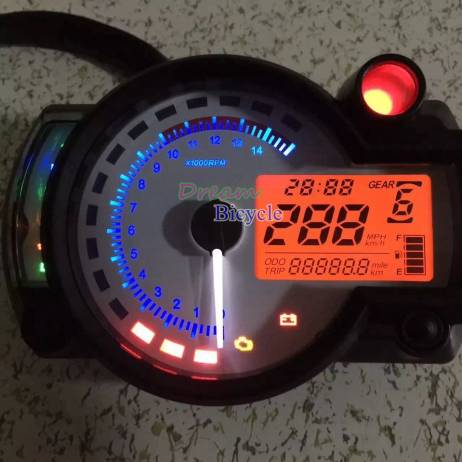 2015 modern KOSO RX2N similar LCD digital Motorcycle odometer speedometer adjustable MAX 299KM/H Freeshipping
