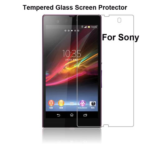 Hot Sales High Quality Tempered Glass Film Screen Protector For Sony Xperia Z1 Z2 Z3 Z4 Compact mini E3 E4 C3 T2 T3 M2 Back