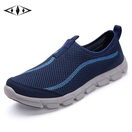 LEMEI 2016 New Fashion Athelitic Men Sneakers Summer Breathable Mesh Sport Shoes For Men Outdoor Super Light Running Shoes FB013