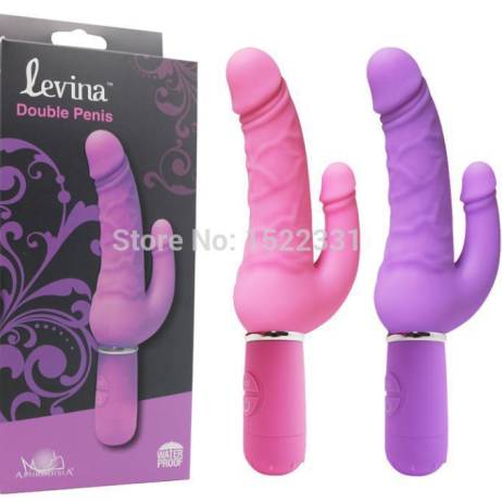 NEW 30speeds silicone Double dildo penis Female masturbation vibrator strapon realistic dildos adult sex toys for women lesbian