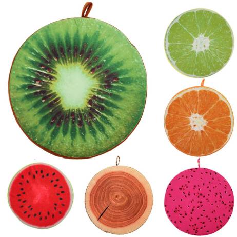 ASLT New Arrival 3D Summer Fruit PP Cotton Office Chair Back Cushion Sofa Throw Pillow Good Gifts For Friend Lover Free Shipping