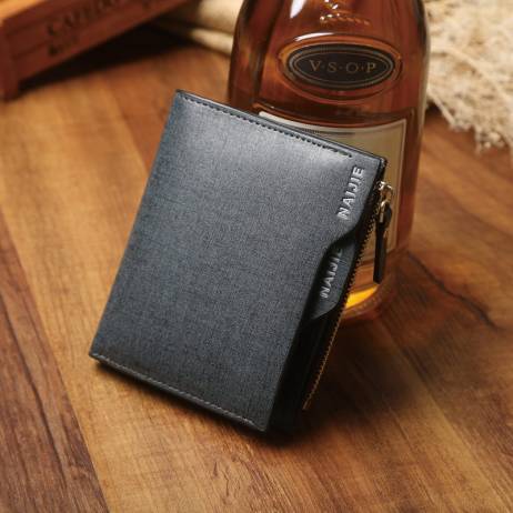 2016 Hot Fashion men wallets Bifold Wallet ID Coin Purse Card holder Pockets Clutch with zipper Men Wallet With Coin Bag FMCG