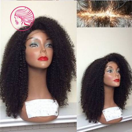 Brazilian afro kinky curly wig virgin hair glueless lace front wig kinky curly full lace human hair wigs for black women natural