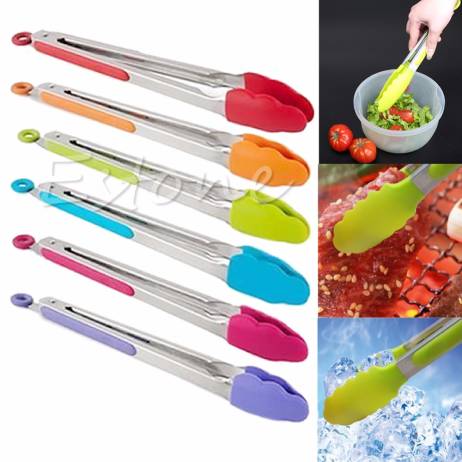 1PC Silicone Cooking Salad Serving BBQ To...