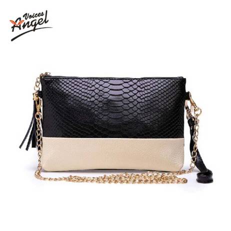 Vintage Women Shoulder bags PU Leather Tassel Handbags Zipper Crossbody Bag Lady Fashion Messenger Bag Flap For Women Chains