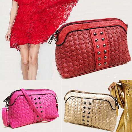 New Year Gift Fashion Women Mini Bag Rivet Leather Messenger Bags Trendy Handbags Spain Summer Syle Crossbody Bag Bolsas Dollar